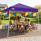 Slant Leg Pop up Canopy Tent, 10x10 Base 8x8 Top - Eagle Peak®