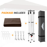Slant Leg Pop up Canopy Tent, 10x10 Base 8x8 Top - Eagle Peak®