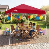 Slant Leg Pop up Canopy Tent, 10x10 Base 8x8 Top - Eagle Peak®