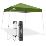 Slant Leg Pop up Canopy Tent, 10x10 Base 8x8 Top - Eagle Peak®