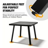 Small Patio Side Table/Coffee Table, Square/Rectangle - Eagle Peak Custom Canopy Tent