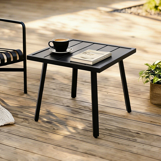 Small Patio Side Table/Coffee Table, Square/Rectangle - Eagle Peak Custom Canopy Tent