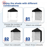 Sunwall / Sidewall for 5x5 ft Straight Leg Canopy only 1 Sidewall - Eagle Peak Custom Canopy Tent