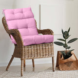 Tufted Outdoor/Indoor High Back Patio Chair Cushion, Set of 1, 46'' x 22'' - Eagle Peak Custom Canopy Tent