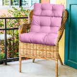 Tufted Outdoor/Indoor High Back Patio Chair Cushion, Set of 1, 46'' x 22'' - Eagle Peak Custom Canopy Tent