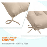 Tufted Outdoor/Indoor High Back Patio Chair Cushion, Set of 1, 46'' x 22'' - Eagle Peak Custom Canopy Tent