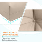 Tufted Outdoor/Indoor High Back Patio Chair Cushion, Set of 1, 46'' x 22'' - Eagle Peak Custom Canopy Tent