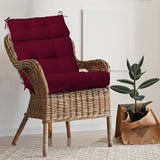 Tufted Outdoor/Indoor High Back Patio Chair Cushion, Set of 1, 46'' x 22'' - Eagle Peak Custom Canopy Tent