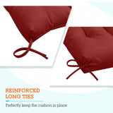 Tufted Outdoor/Indoor High Back Patio Chair Cushion, Set of 2, 46'' x 22'' - Eagle Peak Custom Canopy Tent