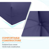 Tufted Outdoor/Indoor High Back Patio Chair Cushion, Set of 2, 46'' x 22'' - Eagle Peak Custom Canopy Tent