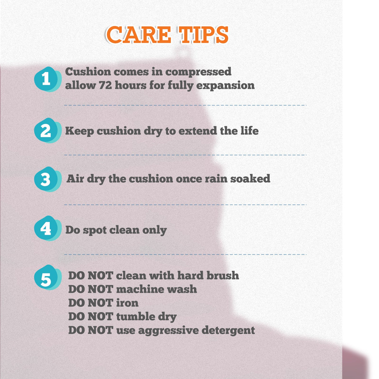 Tufted Outdoor/Indoor High Back Patio Chair Cushions, Set of 4, 46'' x 22'' - Eagle Peak Custom Canopy Tent