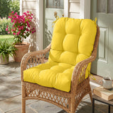 Tufted Outdoor/Indoor Seat/Back Chair Cushion, Set of 2, 42'' x 21'' - Eagle Peak