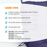 Tufted Outdoor/Indoor Seat/Back Chair Cushion, Set of 2, 42'' x 21'' - Eagle Peak Custom Canopy Tent