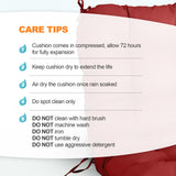 Tufted Outdoor/Indoor Seat/Back Chair Cushions, Set of 1, 42'' x 21'' - Eagle Peak Custom Canopy Tent