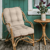 Tufted Outdoor/Indoor Seat/Back Chair Cushions, Set of 1, 42'' x 21'' - Eagle Peak Custom Canopy Tent