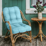 Tufted Outdoor/Indoor Seat/Back Chair Cushions, Set of 1, 42'' x 21'' - Eagle Peak Custom Canopy Tent