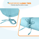 Tufted Outdoor/Indoor Seat/Back Chair Cushions, Set of 4, 42'' x 21'' - Eagle Peak Custom Canopy Tent