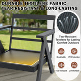 Urban Slate 7 Piece Modern Outdoor Patio Furniture Set - Eagle Peak Custom Canopy Tent