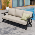 Urban Slate Modern Patio Couch Outdoor Sofa - Eagle Peak Custom Canopy Tent