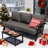 Urban Slate Modern Patio Couch Outdoor Sofa - Eagle Peak Custom Canopy Tent