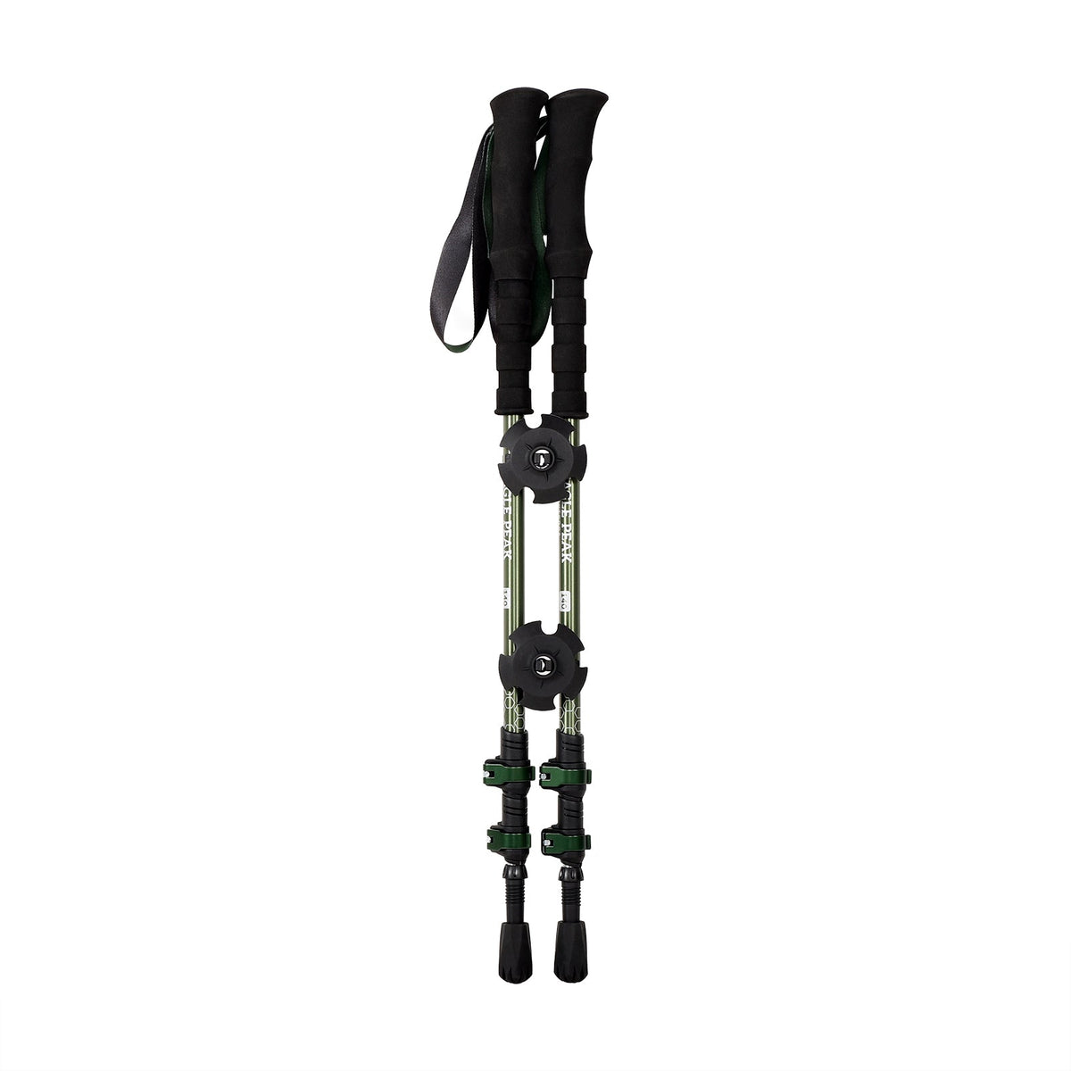 VALLEY 3-Section Adjustable Aluminum Trekking Poles - Eagle Peak®