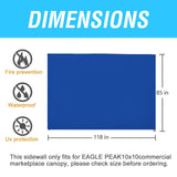 Wall Panel/Sunwall for 10x10 Heavy-Duty Commercial Canopy Tent - Eagle Peak®