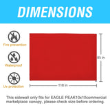 Wall Panel/Sunwall for 10x10 Heavy-Duty Commercial Canopy Tent - Eagle Peak®