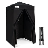 EAGLE PEAK 10x10 Slant Leg Up Canopy 8x8 Top 10x10 Base with Wheeled Carry Bag