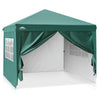 EAGLE PEAK 10x10 Pop Up Canopy Tent with 4 Side Walls, Easy Set up Shelter with 100 Square Feet of Shade