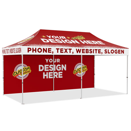 EAGLE PEAK 40mm Hex Leg Aluminum Commercial Custom Canopy Tent 10x20  - CLICK TO CONFIGURE - Package Prices Start at $1399.00