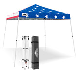 Slant Leg Pop up Canopy Tent, 10x10 Base 8x8 Top