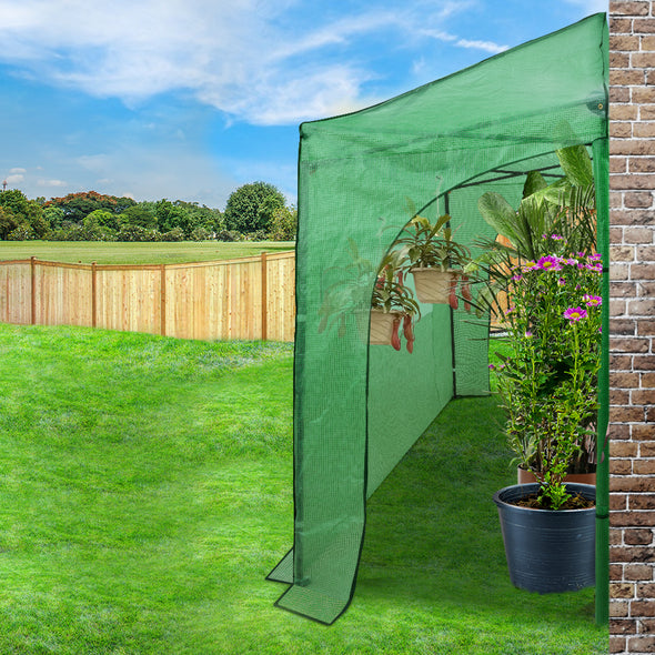 EAGLE PEAK Easy Fast Setup Instant 9x4 Walk-in Indoor/Outdoor Greenhouse