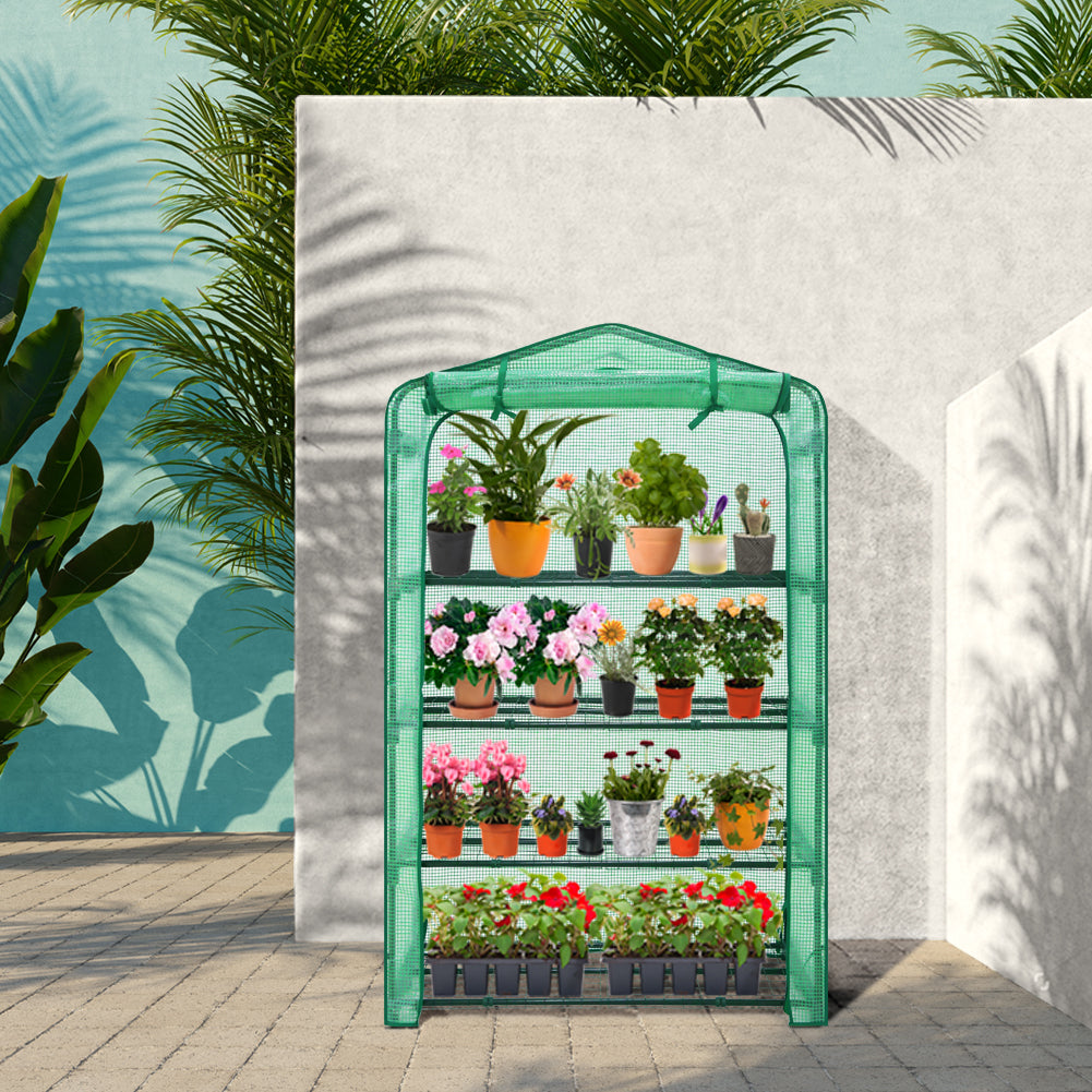 Home-Complete Mini Greenhouse-4-Tier Indoor Outdoor Sturdy