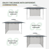 EAGLE PEAK Sunwall / Sidewall for 13x13 ft Straight Leg Canopy only, Privacy Panel for Gazebo Tent, 1 Pack Sidewall Only