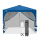 EAGLE PEAK 10x10 Outdoor Pop Up Canopy Tent, Pop Up Screenhouse with Mosquito Netting, Vented Top and Wheeled Carrying Bag - Eagle Peak®