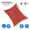 EAGLE PEAK Sun Shade Sail Rectangle Canopy 12x 16 UV Block Awning for Outdoor Patio Lawn Garden Backyard Deck