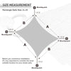 EAGLE PEAK Sun Shade Sail Rectangle Canopy 10x13 UV Block Awning for Outdoor Patio Lawn Garden Backyard Deck