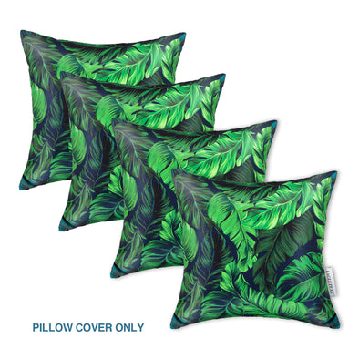 EAGLE PEAK Indoor/Outdoor Square Throw Pillow Covers 17 x 17 Inch (Set of 4)