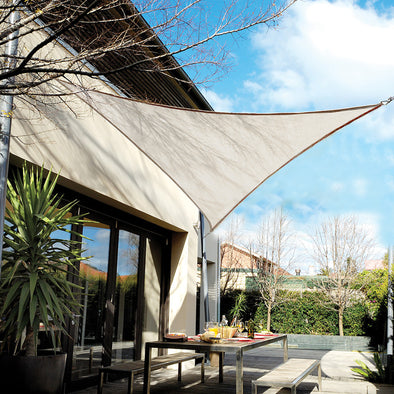 EAGLE PEAK Sun Shade Sail Right Triangle Canopy 16x 16x 22.64 UV Block Awning for Outdoor Patio Lawn Garden Backyard Deck