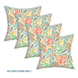 EAGLE PEAK Indoor/Outdoor Square Throw Pillow Covers 17 x 17 Inch (Set of 4) (COVER ONLY)